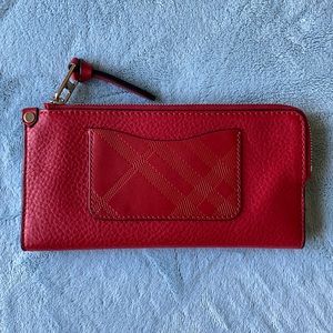 Burberry Brit Red Lexi wallet